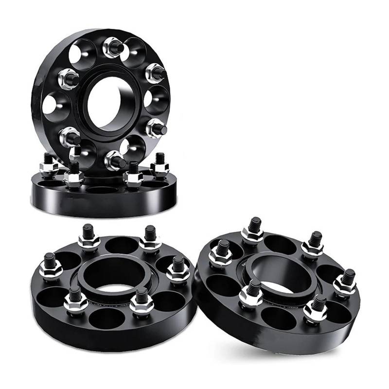 Auto Rad Distanzstück Adapter Für Cadillac Für ATS 2014-2023 5x115 CB70.3mm M12x1.5 Hub Centric Schwarz Geschmiedet Rad Spacer 2/4 Stücke Flansch Plate15/20/25/30/35mm Flansch-Radnaben-Distanzstück(4p von YANGTINGTING