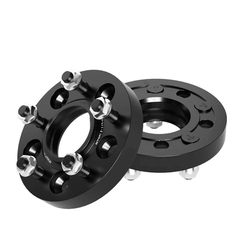 Auto Rad Distanzstück Adapter Für Cadillac Für CT6 2016-2023 2/4 Stücke 5x120 CB 66,9mm M14x 1,5 Hub Centric Schwarz Geschmiedet Rad Spacer Flansch Plate15/20/25/30/35mm Flansch-Radnaben-Distanzstück( von YANGTINGTING
