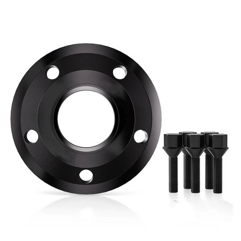 Auto Rad Distanzstück Adapter Für Ford Für Jaguar Für F-Pace 2015-2021 5x108 CB 63,4 M14 X 1,5 Hub Centric Schwarz Geschmiedet Rad Spacer Flansch Platte 15/20/25/30/35mm 2/4 Stücke Flansch-Radnaben-Di von YANGTINGTING