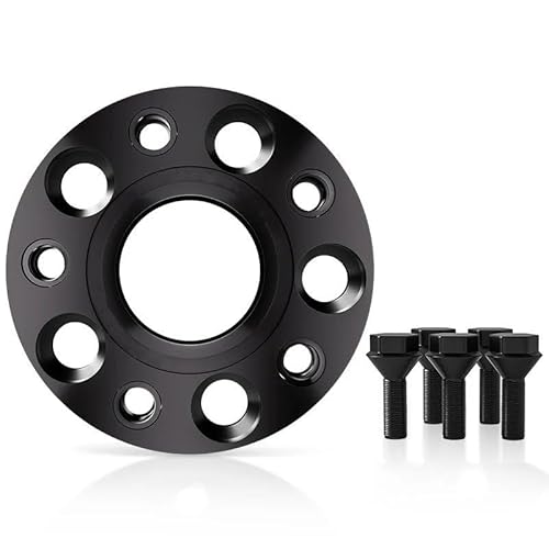 Auto Rad Distanzstück Adapter Für Ford Für Jaguar Für XE 2015-2023 5x108 CB 63,4 M12 X 1,5 Hub Centric Schwarz Geschmiedet Rad Spacer Flansch Plate15/20/25/30/35mm 2/4 Stücke Flansch-Radnaben-Distanzs von YANGTINGTING