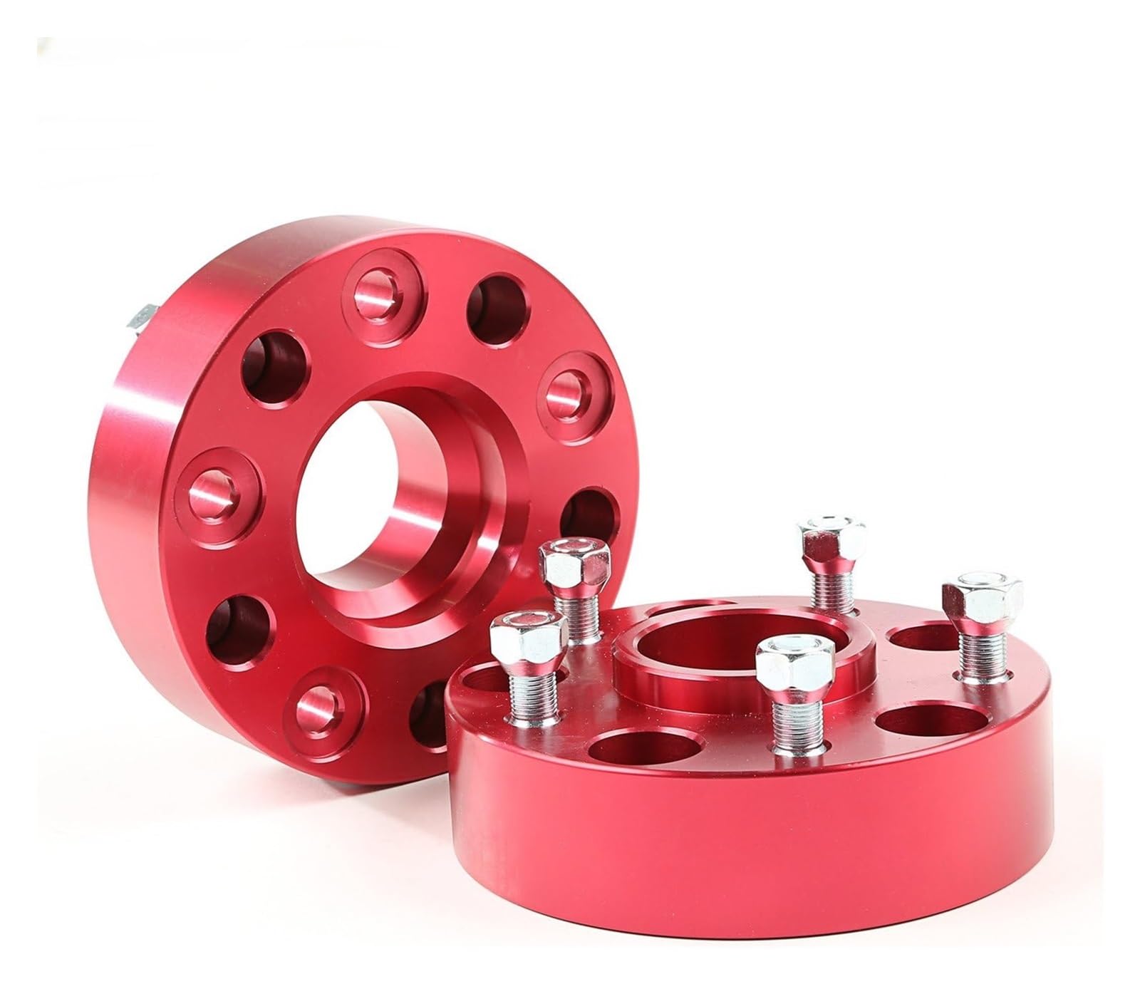 Auto Rad Distanzstück Adapter Für Jeep Für Wrangler Für Cherokee Für Commander 1,75", 11304 2007-2018 Alufelgen-Distanzstück-Kit Rot Flansch-Radnaben-Distanzstück Auto Rad Distanzstück Adapter Für Jeep Für Wrangler Für Cherokee Für Commander 1,75", 11304 2007-2018 Alufelgen-Distanzstück-Kit Rot Flansch-Radnaben-Distanzstück von YANGTINGTING