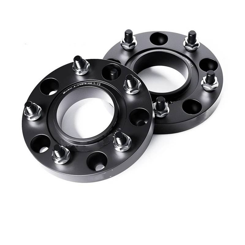 Auto Rad Distanzstück Adapter Für Toyota Für RAV 4 Für RAV4 2016-2024 2/4 STÜCKE 5x114,3 60,1 M12x1,5 Flanschplatte T6-7075 Spurverbreiterungen Aluminiumnabe Verbreiterter Adapter Flansch-Radnaben-Dis von YANGTINGTING