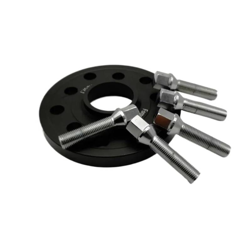 Auto Rad Distanzstück Adapter Für VW Für CC Für Golf Für Polo Für Tiguan 2000-2023 Separadores Spurverbreiterungen Erweitern 5x100 5x112 15mm 20mm CB: 57,1 Aluminium Adapter Auto Flansch-Radnaben-Dist von YANGTINGTING