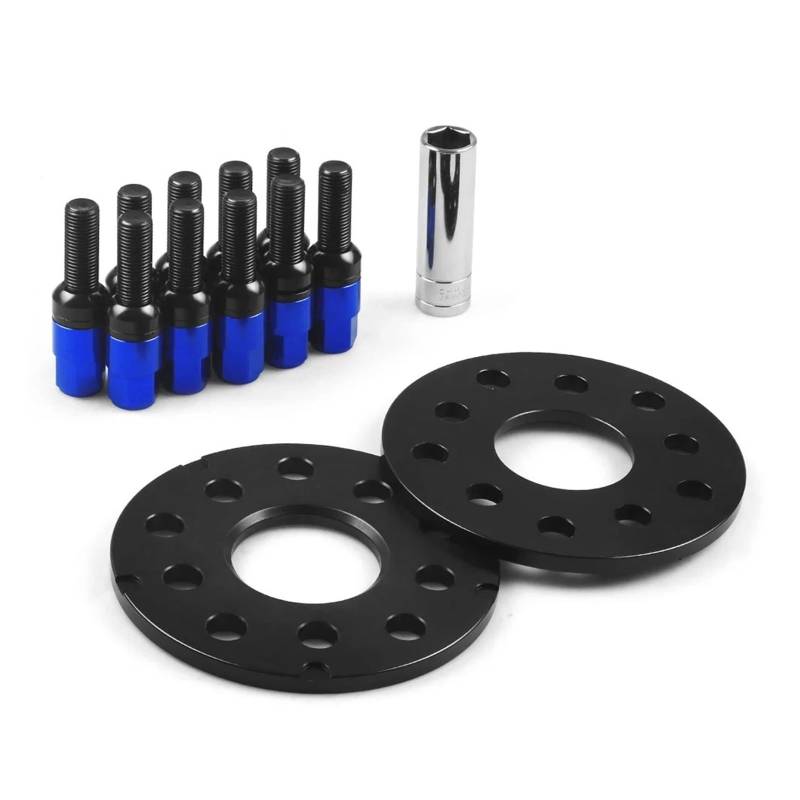 Auto Rad Distanzstück Adapter Für VW Für Jetta Für Golf Für Passat Für Tiguan 1999-2011 5MM 8MM Auto Rad Spacer Adapter PCD 5x100 5x112 CB 57,1 MM Und BALL BOLZEN M14 * 1,5 Flansch-Radnaben-Distanzstü von YANGTINGTING