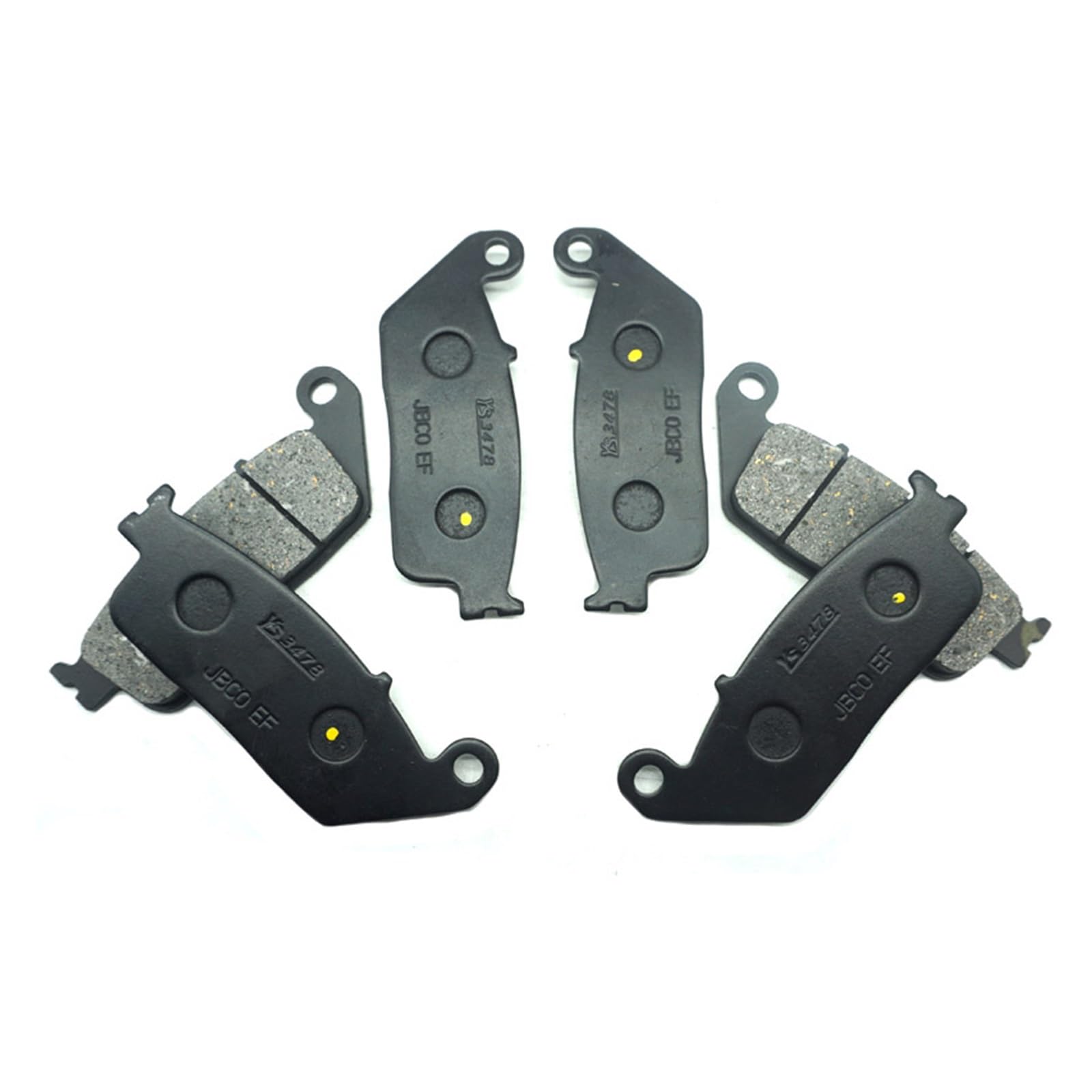 Motorrad-Bremsbeläge Für KYMCO Für Xciting Für 500 2004 2005 2006 2007 2008 2009 2010 2011 2012 2013 2014 2015 Motorrad Vorne Hinten Bremsbeläge Scheibenbremsbeläge(Front Rear Pads) von YANGTINGTING