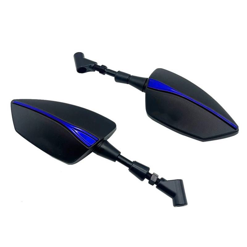 Motorradspiegel Für FZ6 FZ6N FZ6S FZ6R FZ8 FZ8S FZ8N FAZER S2 FZ 6 6N 6S 6R M8 M10 Motorrad Rückspiegel Rückansicht Spiegel Seite Spiegel Motorrad Rückspiegel(Fzaer - Blue) von YANGTINGTING