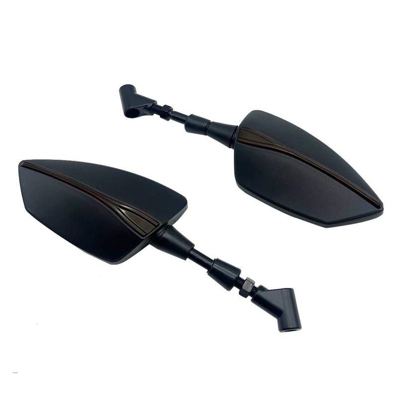 Motorradspiegel Für FZ6 FZ6N FZ6S FZ6R FZ8 FZ8S FZ8N FAZER S2 FZ 6 6N 6S 6R M8 M10 Motorrad Rückspiegel Rückansicht Spiegel Seite Spiegel Motorrad Rückspiegel(NO Logo Black) von YANGTINGTING