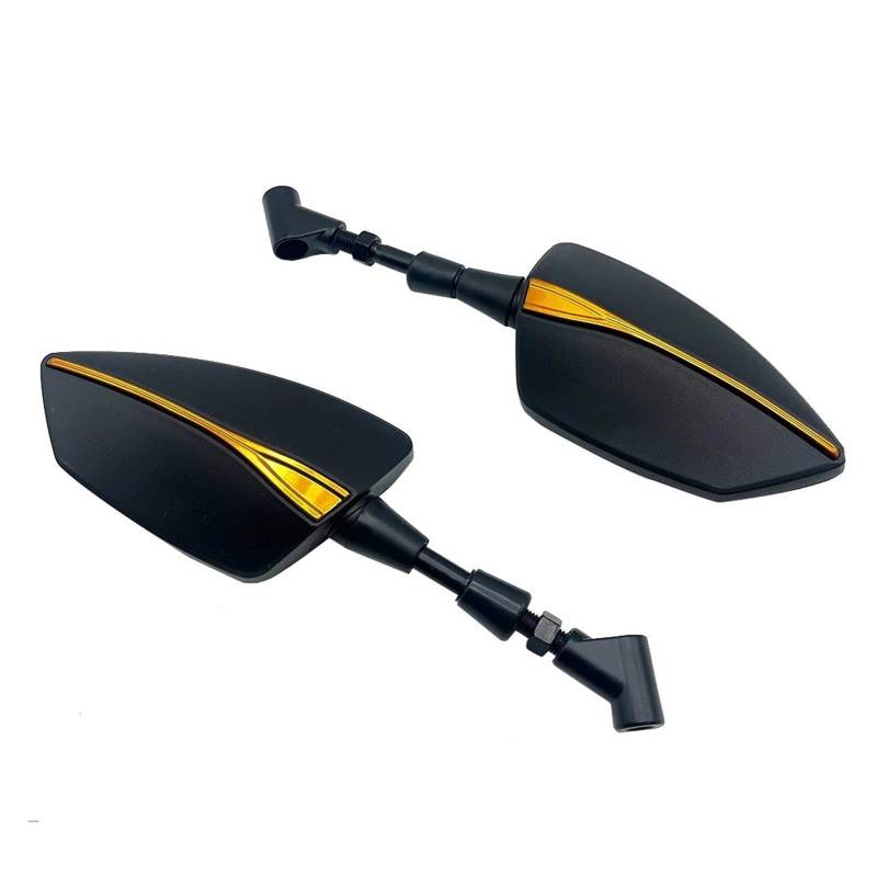 Motorradspiegel Für XJ6 XJ6F XJ6N XJ 6 6F 6N Diversion 10mm Motorrad Adjustabale Rück Links Rechts Rückansicht Spiegel Seite Spiegel Motorrad Rückspiegel(NO Logo Glod) von YANGTINGTING