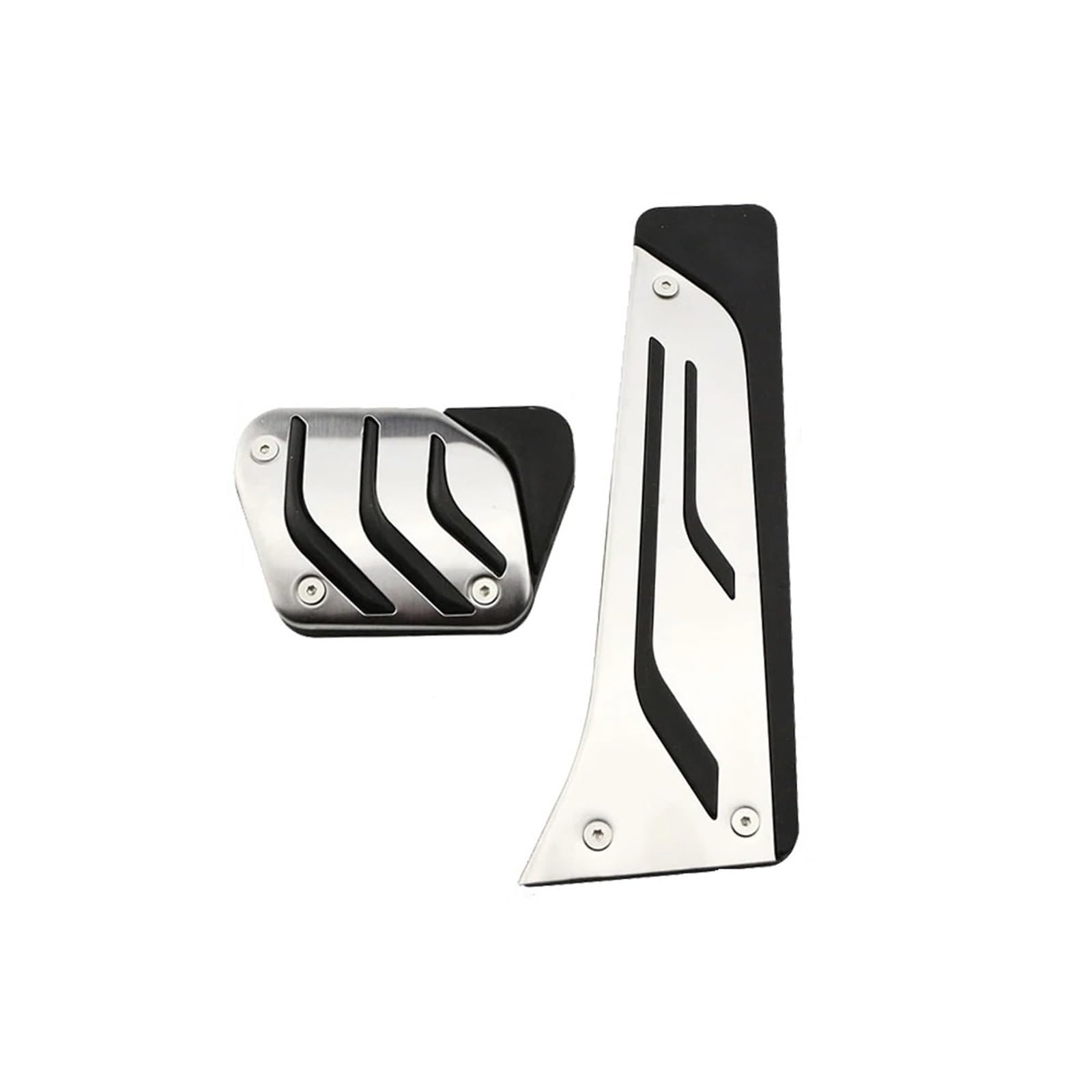 Pedalkappen Für 3 4 Serie G20 G28 Limousine 2019-2022 Edelstahl Gas Bremse Rest Pedal Abdeckung Autopedalsatz(at Without Rest) von YANGTINGTING