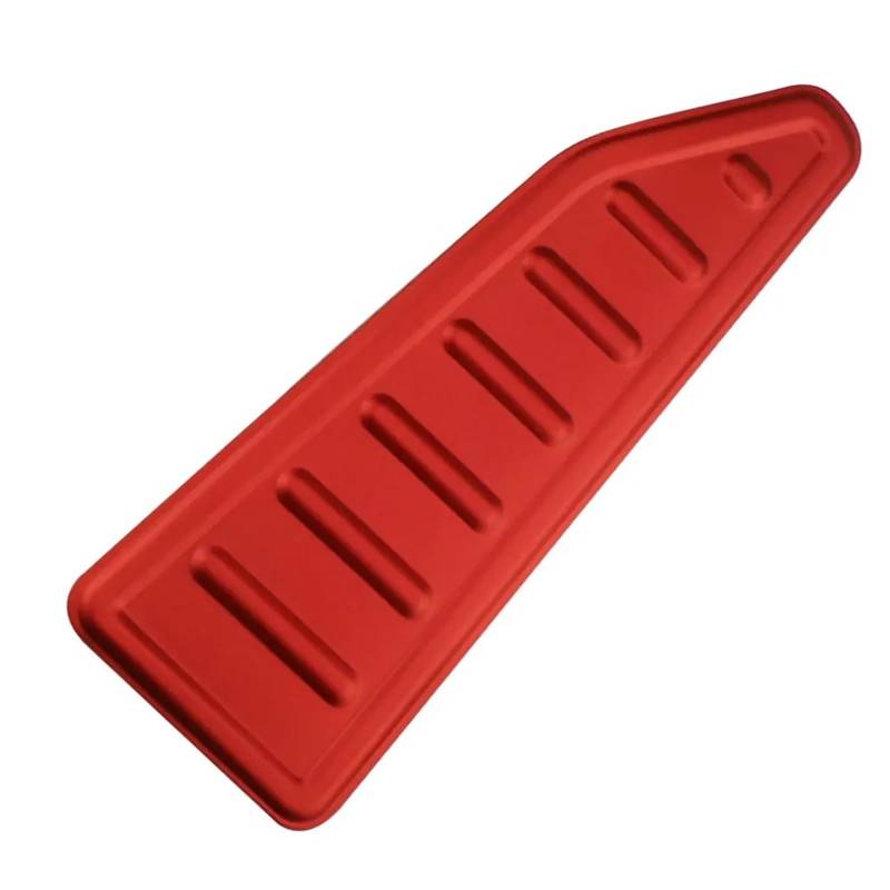 Pedalkappen Für FIAT 500X 500 X 2014-2021 Edelstahl Auto Gas Bremse Rest Fuß Pedal Schutz Abdeckung Autopedalsatz(1Pcs Red Rest) von YANGTINGTING