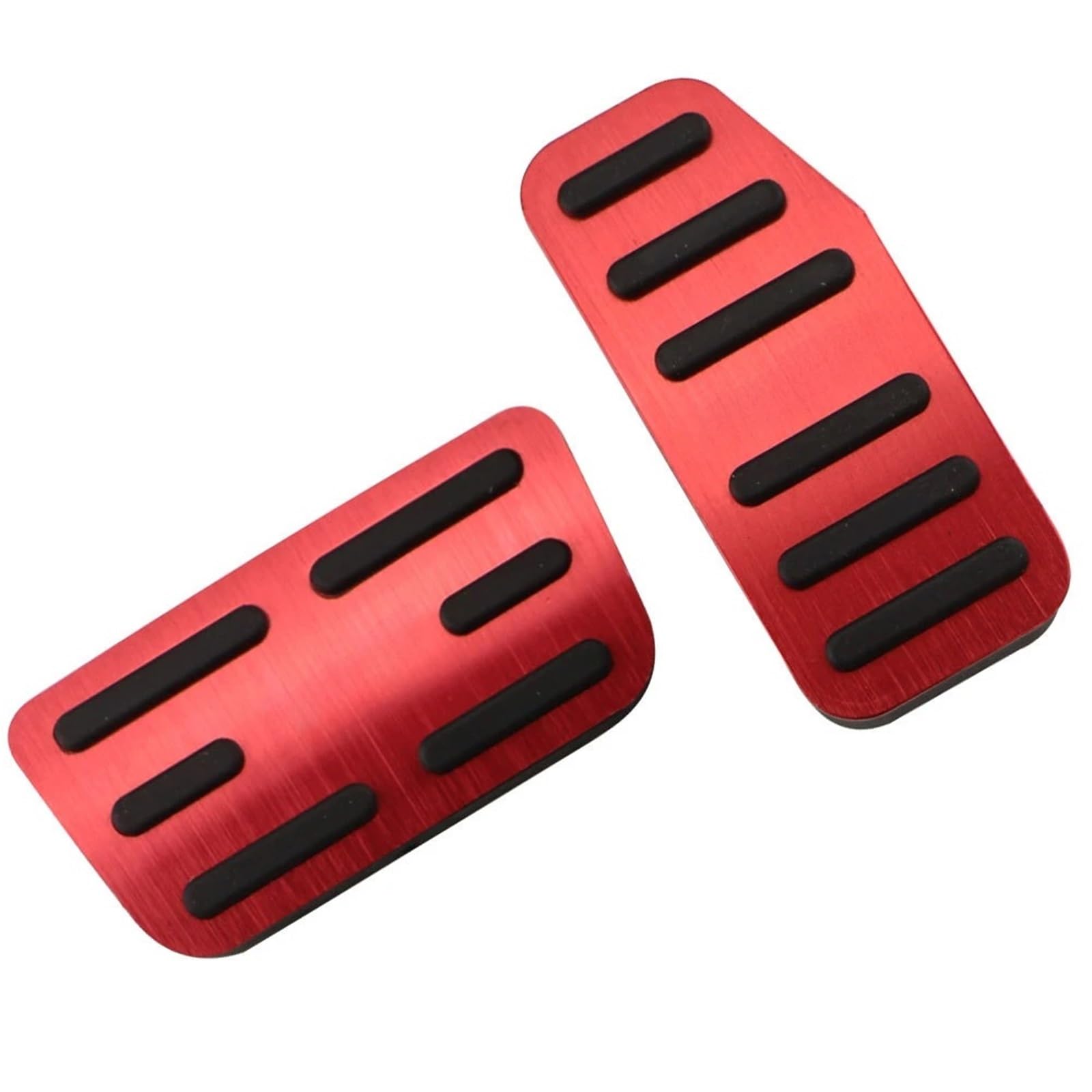 Pedalkappen Für Fit Jazz GK3 GR1 2014~2022 Kraftstoff Bremse Fußstütze Keine Bohren Pedal Abdeckung Autopedalsatz(Red) von YANGTINGTING