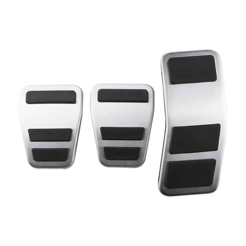 Pedalkappen Für Ford New Für Fiesta MK7 2008-2013 Auto Bremspedal Gas Fußstütze Pedale Pad Abdeckung Autopedalsatz(MT 2pcs) von YANGTINGTING