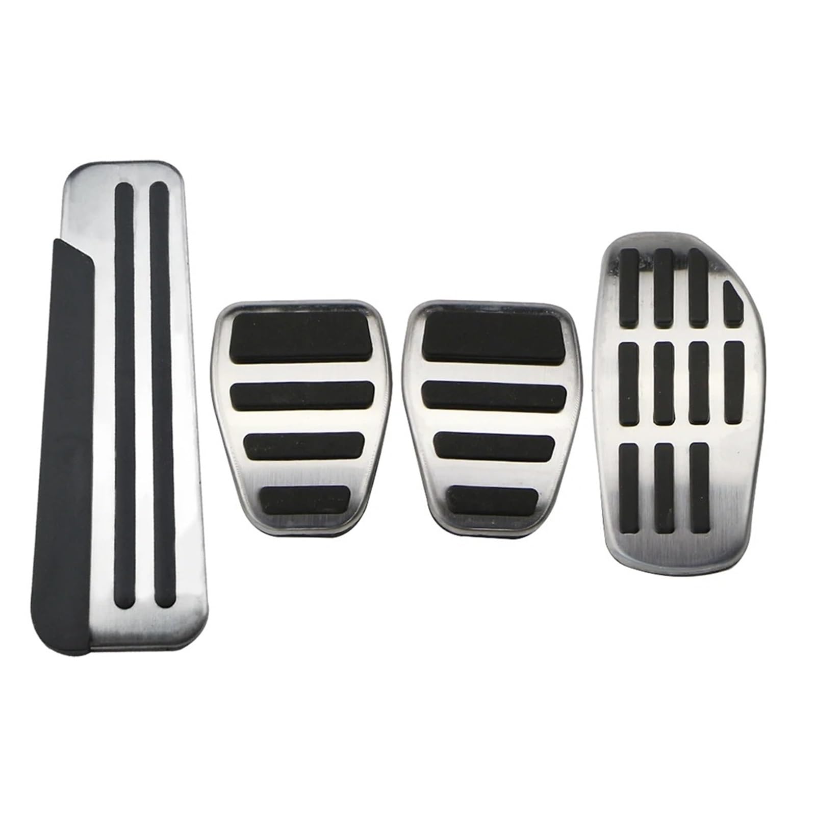 Pedalkappen Für Nissan Für Qashqai J11 X-Trail Für Rogue T32 Für Kicks Für Altima Auto Gas Kraftstoff Bremspedal Pads Abdeckung Autopedalsatz(MT with Rest Pedal) von YANGTINGTING