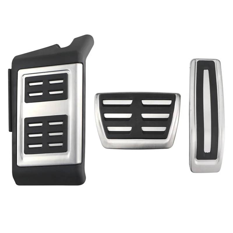 Pedalkappen Für Q7 4L 2007-2015 Auto Gas Bremse Fußstütze Dead Pedal Abdeckung Autopedalsatz(at with Rest) von YANGTINGTING