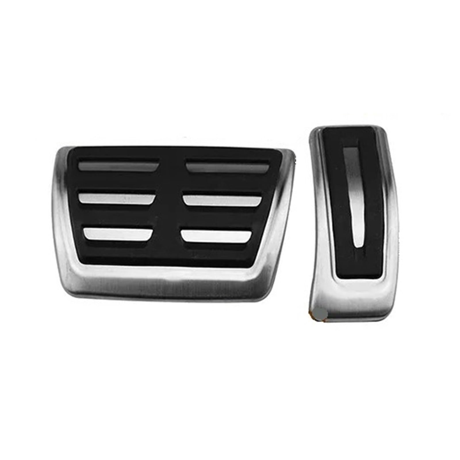 Pedalkappen Für Q7 Für Q8 Für SQ7 2016-2019 LHD Autopedal Kraftstoffbeschleuniger Bremse Fußstütze Pedale Platte Autopedalsatz(at 2 pcs) von YANGTINGTING