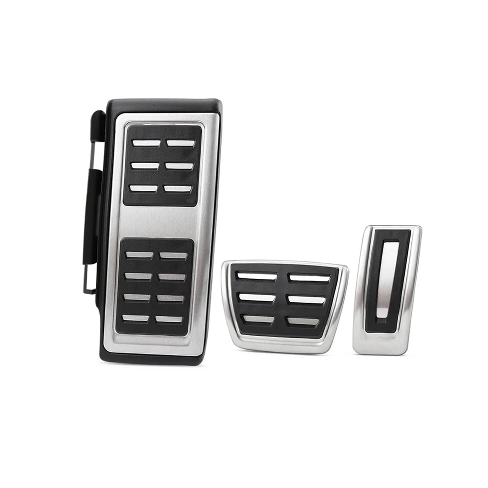 Pedalkappen Für VW Für Golf 7 Sportsvan R Für GTI MK7 2012-2018 Auto Kupplung Bremse Fußstütze Pedal Autopedalsatz(3 Pcs at with Rest) von YANGTINGTING