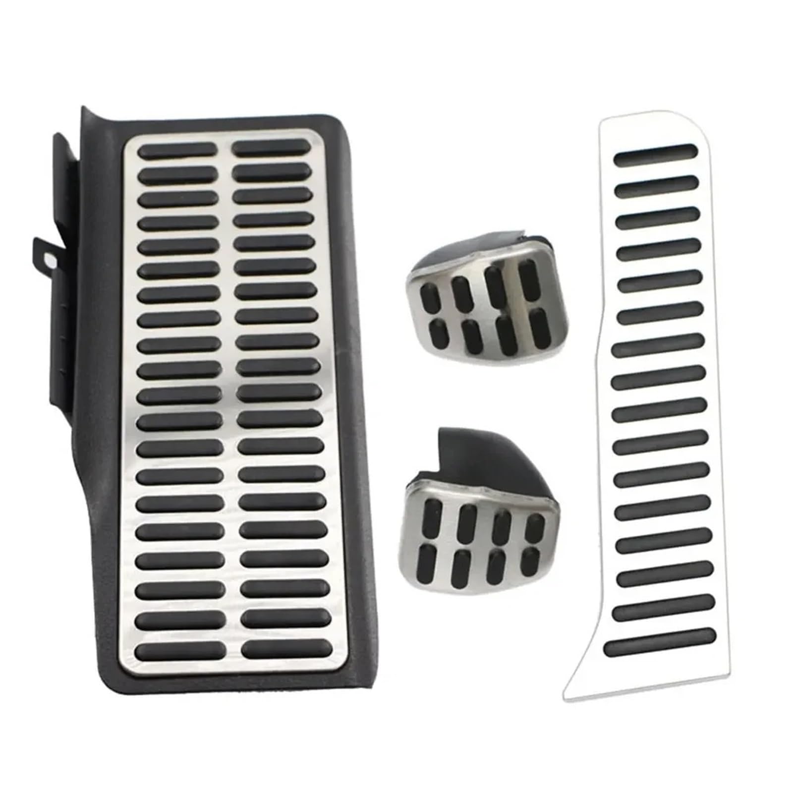 Pedalkappen Für VW Neu Für Jetta MK6 LHD Auto-Styling Auto Kraftstoff Gas Pedal Pads Fuß Rest Pedale Abdeckung Autopedalsatz(4Pcs MT) von YANGTINGTING