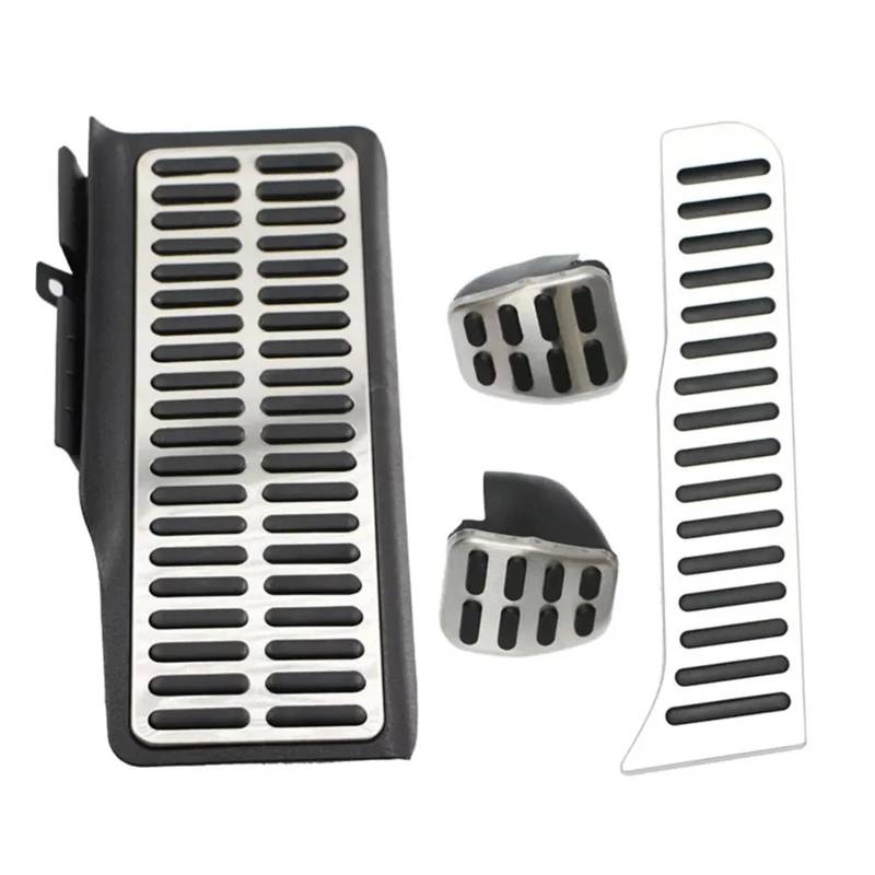 Pedalkappen Für VW Neu Für Jetta MK6 LHD Auto-Styling Auto Kraftstoff Gas Pedal Pads Fuß Rest Pedale Abdeckung Autopedalsatz(4Pcs MT) von YANGTINGTING