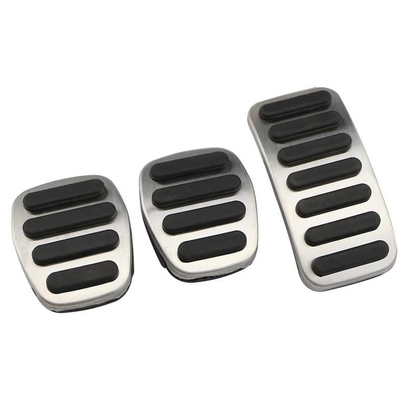 Pedalkappen Für Volvo Für V40 V50 C30 C70 S40 2013-2018 Auto Gaspedal Kraftstoff Gas Bremspedal Pad Abdeckung Slip Autopedalsatz(MT Pedal) von YANGTINGTING