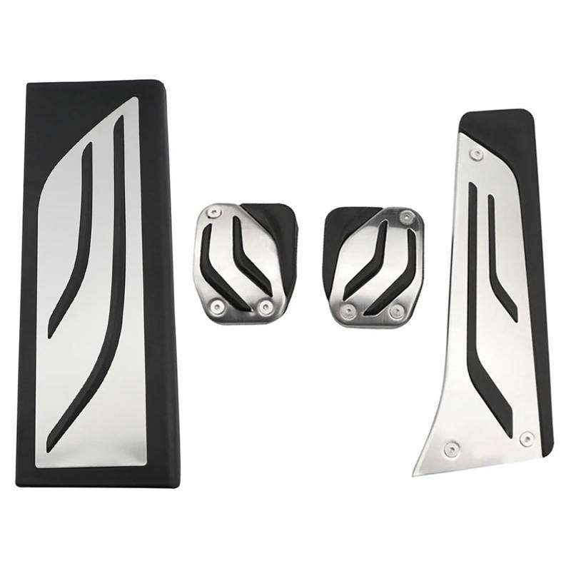 Pedalkappen Für X3 G01 Für X4 G02 2019-2022 LHD Gas Kraftstoff Bremse Kupplung Fuß Pedal Abdeckung Autopedalsatz(MT with Rest) von YANGTINGTING