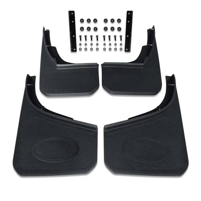 Spritzschutz Kotflügel Für Land Für Rover Für Defender Für L663 4-teiliges Set Schmutzfänger Spritzschutz Kotflügel Schutz Auto Kotflügel Schutz Body Kit Abdeckung Zubehör Auto Rad Fender(Matt Black) von YANGTINGTING
