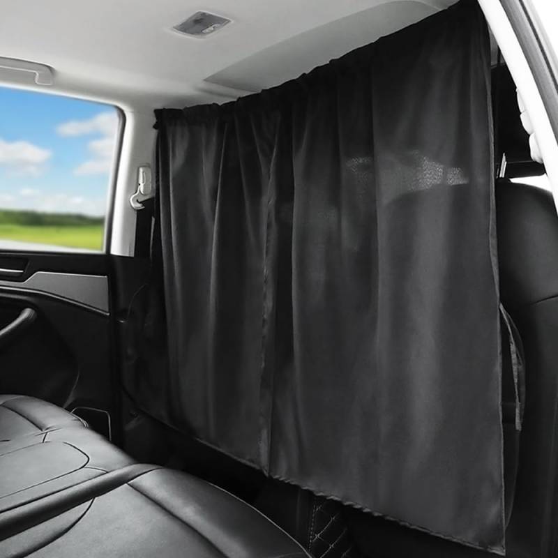 YANGUN Auto Trennvorhänge Sonnenschutz, 138 x 82 cm Heckscheibe Vorhang Trennvorhang, Reise Privatsphäre Vorhang, Abnehmbarer Auto Trennvorhang für Auto Sonnenblende Reisen Camping Nap Schlafen von YANGUN