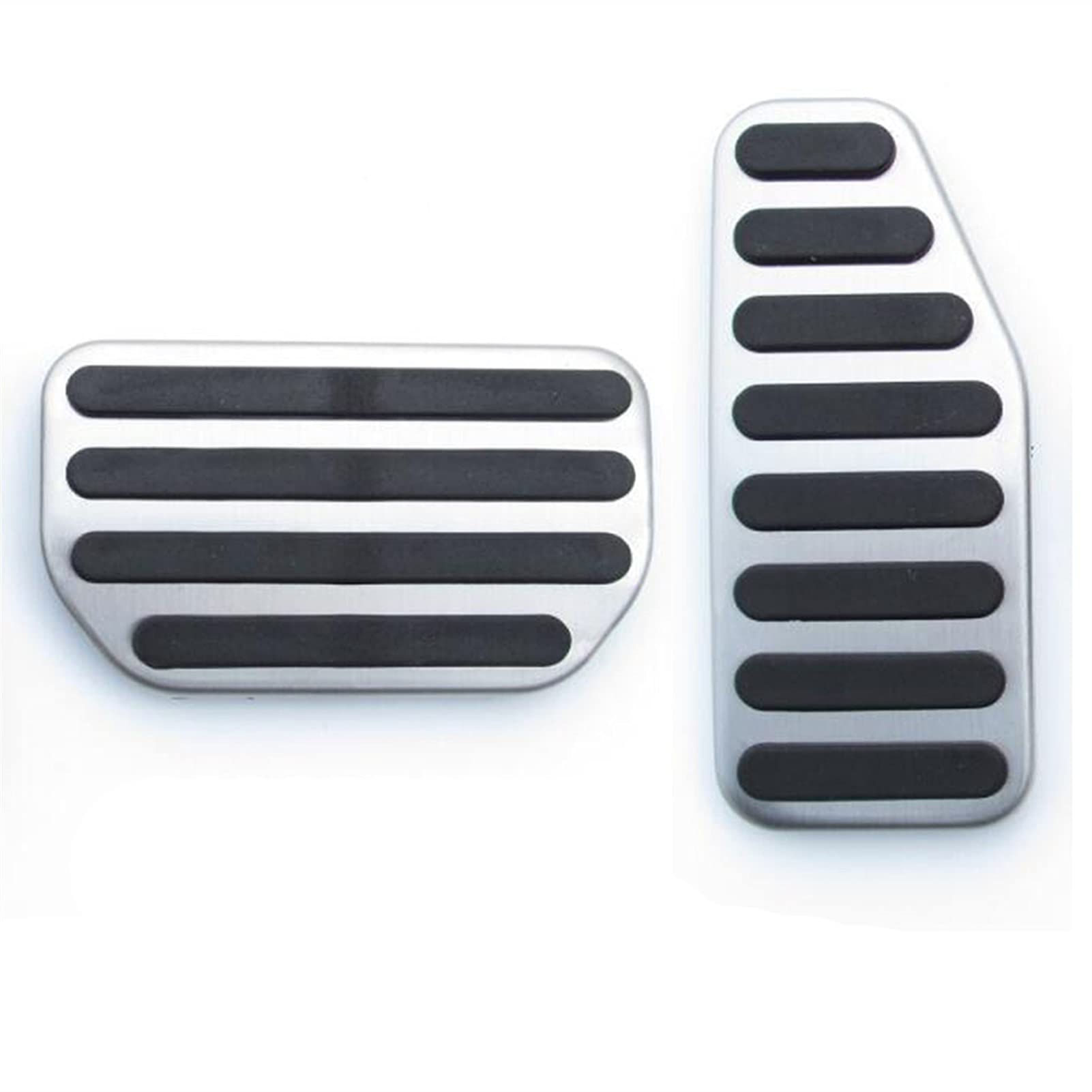 Auto Pedal Set,Bremse FußBett FußStüTze Pedale Auto-Kupplung Bremsbeschleuniger Pedal Fußstütze-Pedale Tipps Passend für Suzuki Swift Alto Jimny Car Styling (Color : AT) von YANHAO