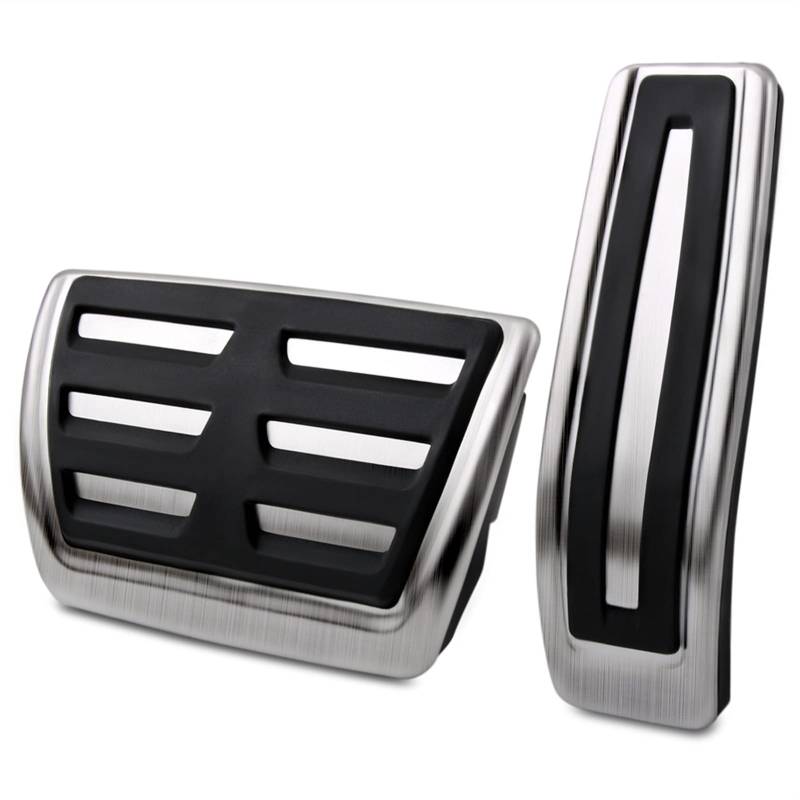 Auto Pedal Set,Bremse FußBett FußStüTze Pedale Edelstahlgasbeschleuniger Kraftstoffbremspedale BEI Plate Pad Passend für Q7 Fit ues for Vw. Touareg 2007-2015. von YANHAO