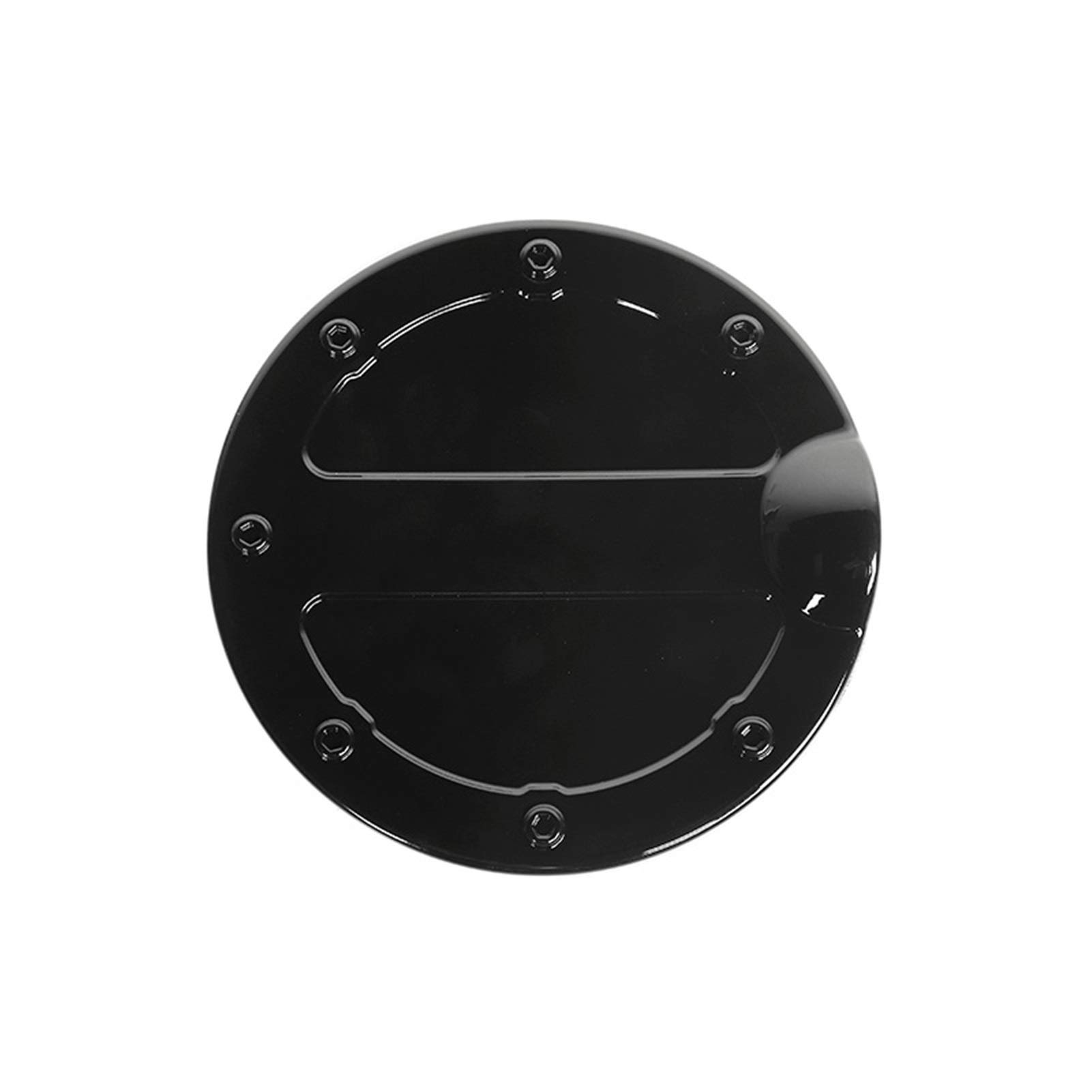 Diesel Tankdeckel,Auto Tankdeckel Ersatz Tankabdeckung Aufkleber for Ford Chrom Carbon Fiber ABS Tankdeckel Gas Tür Cap Öl-Tür-Abdeckung Aufkleber zubehör(Black) von YANHAO