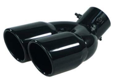 Universell Auspuff Schalldämpfer Endrohr Universal-Auto-Einlass-Doppelfass hintere Abgasspitze Tail Rohrschalldämpferauslass Edelstahl-Autozubehör (Color : 6) von YANHAO