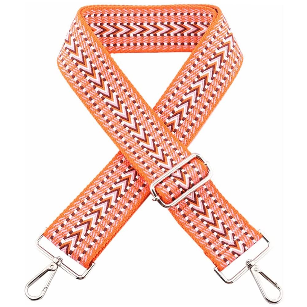 Taschengurt Schulterriemen, Breiter Schultergurt, Handtaschen Schulterriemen, Canva Riemen, Universal Tragegurt, Breite 5cm längenverstellbarer 75-145 cm mit Karabiner für Taschen Handtaschen(Orange) Taschengurt Schulterriemen, Breiter Schultergurt, Handtaschen Schulterriemen, Canva Riemen, Universal Tragegurt, Breite 5cm längenverstellbarer 75-145 cm mit Karabiner für Taschen Handtaschen(Orange) von YANJINGHE