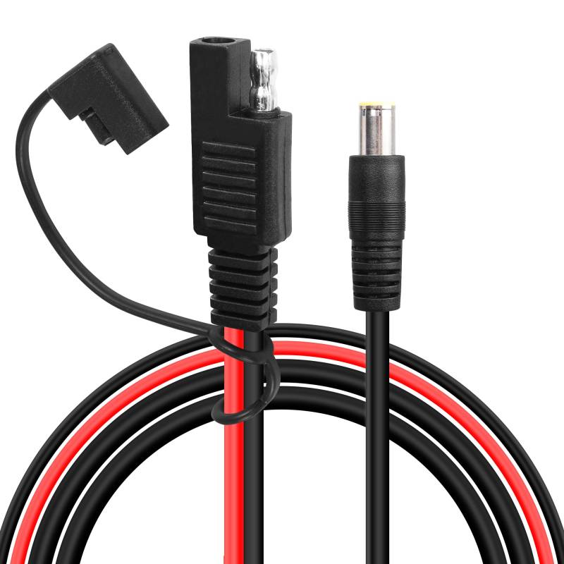 YAODHAOD DC 7909 auf SAE Stecker Adapter 14 AWG Kabel 100 cm Kompatibel mit Explorer 160 240 500 1000 GZ Tragbares Backup Kraftwerk für Wohnmobil & Solargenerator Tragbares Solarpanel von YAODHAOD