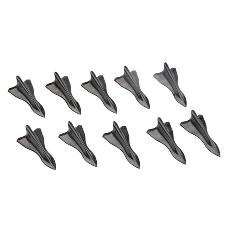 10pcs General Fin Whirl Generatoren Fahrzeug Aerodynamische Verbesserung Upgrades Für Autodachspoiler Und Stoßfänger von YAOGUI