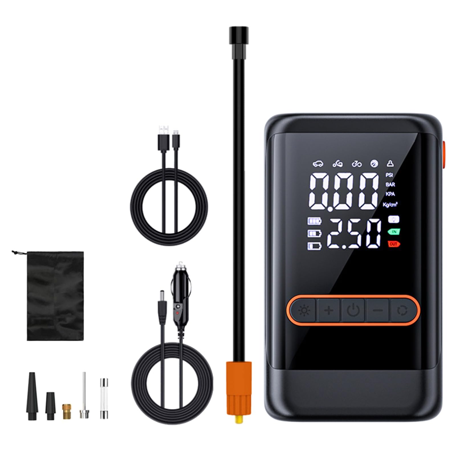 YAOGUI Intelligente Digitale Display Luftpumpen Easy Tragy Tire Inflator Hocheffizienzpumpe Für Die Schnelle Inflation Von Autos Und Fahrrädern Reifen YAOGUI Intelligente Digitale Display Luftpumpen Easy Tragy Tire Inflator Hocheffizienzpumpe Für Die Schnelle Inflation Von Autos Und Fahrrädern Reifen von YAOGUI