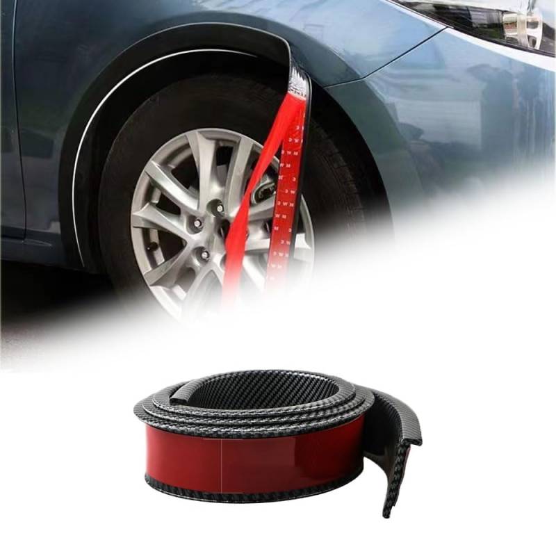 Auto Radlauf Schutz, Für VW Transporter T5 & T6/6.1 Kotflügelverbreiterung, Auto Kotflügel Zierleisten Radlaufleiste Radlauf Schutzleisten,B-Carbon Fiber Pattern-normal von YAOOYHUILIYING
