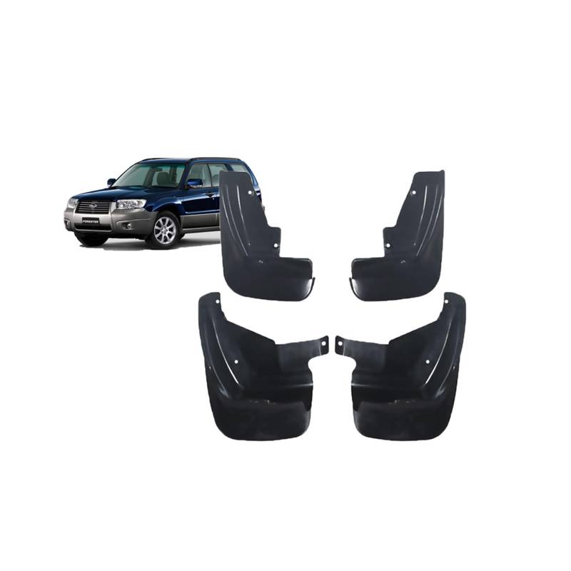 Auto Schmutzfänger Kotflugel für S-ubaru Forester 2003-2024 Vordere Hintere Spritzschutz Gümmi Kotflügelschutz Radabdeckungen Fender Mud Guard Flaps,Senden 1 Autowaschtuch,2003~2008 von YAOOYHUILIYING