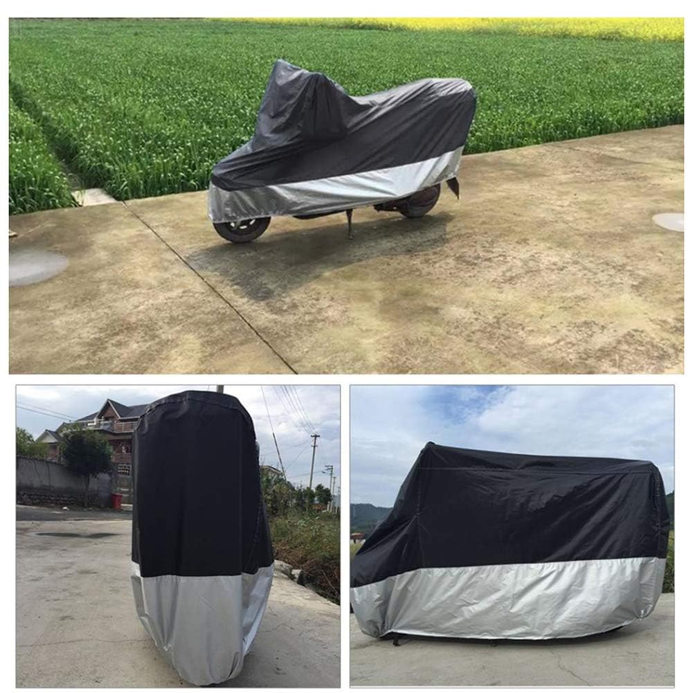 Motorrad Abdeckplane, Nylon PVC-Beschichtung Wasserdicht Outdoor/Indoor Motorradabdeckung Staubdicht Regenschutz mit Aufbewahrungstasche,Z4,Z3-XX-Large Motorrad Abdeckplane, Nylon PVC-Beschichtung Wasserdicht Outdoor/Indoor Motorradabdeckung Staubdicht Regenschutz mit Aufbewahrungstasche,Z4,Z3-XX-Large von YAOOYHUILIYING