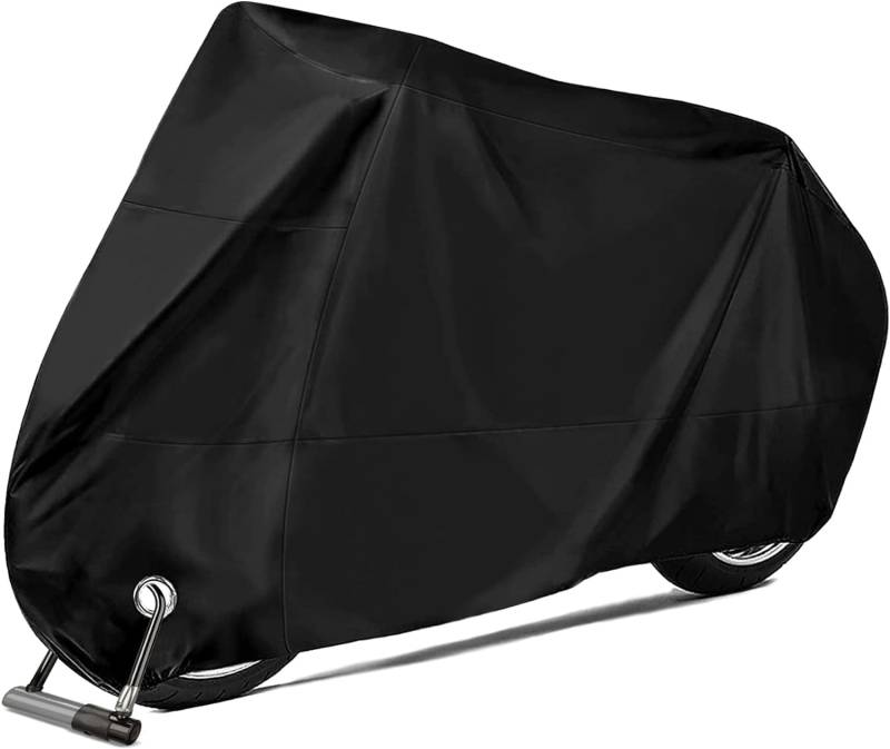 Motorrad Abdeckplane Motorradabdeckung für Ducati Monster 696 697 797 821 Monster 1200 S, Outdoor Winterfest Schutzhülle UV-Schutz Regen Staub Motorrad Garage Plane,Normal-XXXXL von YAOOYHUILIYING