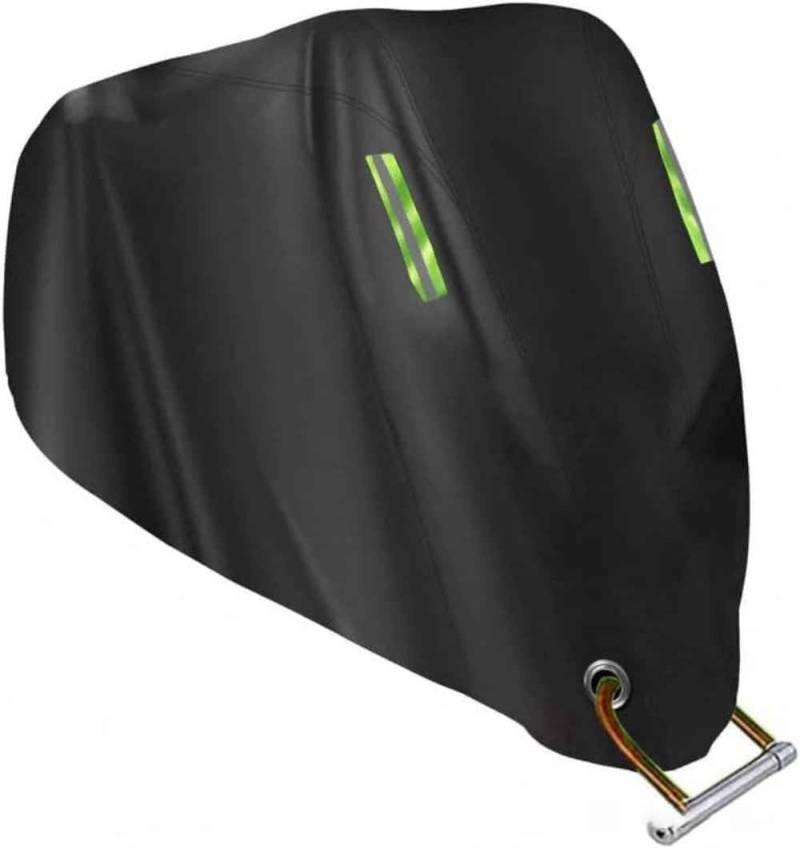 Motorrad Abdeckplane für Harley Davidson Breakout, Wasserdicht UV-Beständige Reißfeste Motorradabdeckung, Staubdicht Breathable Motorrad Outdoor Regenschutz von YAOOYHUILIYING