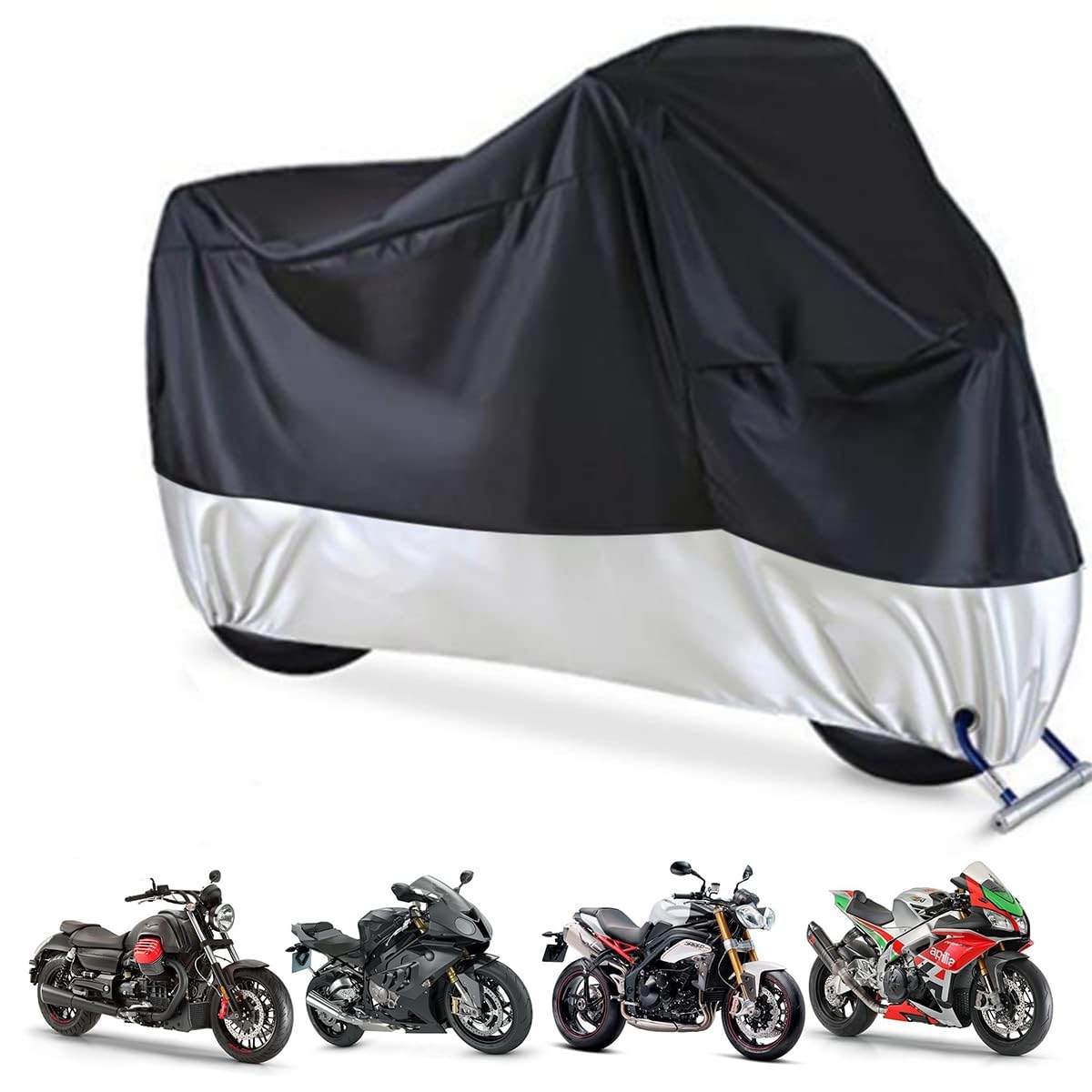 Motorrad Abdeckplane für Yamaha YZF-R125 MotoGP Edition 2019-2024,Winterfest UV-Schutz Breathable Outdoor Motorradabdeckung Motorradzubehör Motorrad Abdeckplane für Yamaha YZF-R125 MotoGP Edition 2019-2024,Winterfest UV-Schutz Breathable Outdoor Motorradabdeckung Motorradzubehör von YAOOYHUILIYING