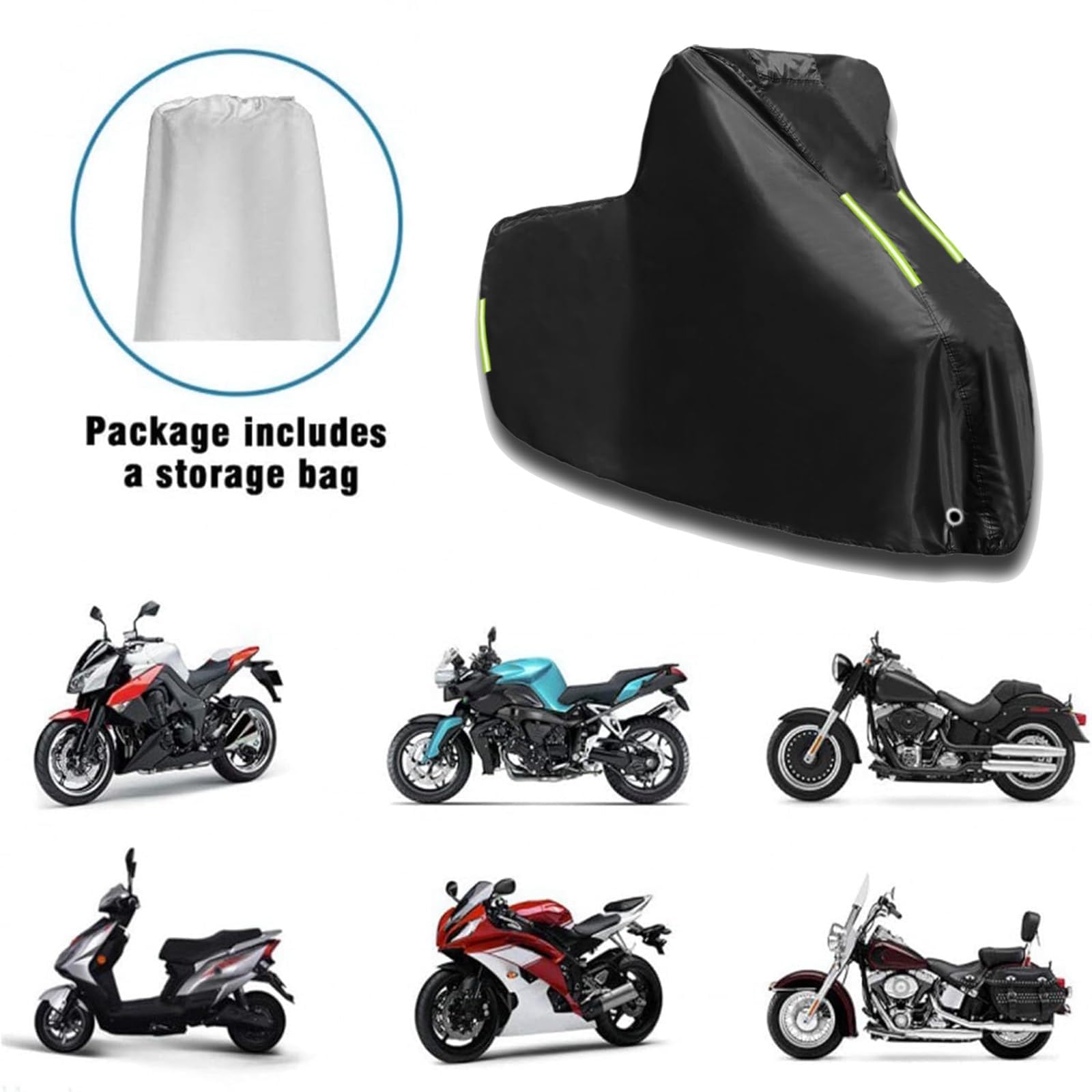 Motorrad Schutzhülle für Piaggio MP3 500,Motorradgarage wasserdichte Motorradabdeckung Winddicht UV Beständiges Motorrad Abdeckplane Roller Zubehör,Schwarz Motorrad Schutzhülle für Piaggio MP3 500,Motorradgarage wasserdichte Motorradabdeckung Winddicht UV Beständiges Motorrad Abdeckplane Roller Zubehör,Schwarz von YAOOYHUILIYING