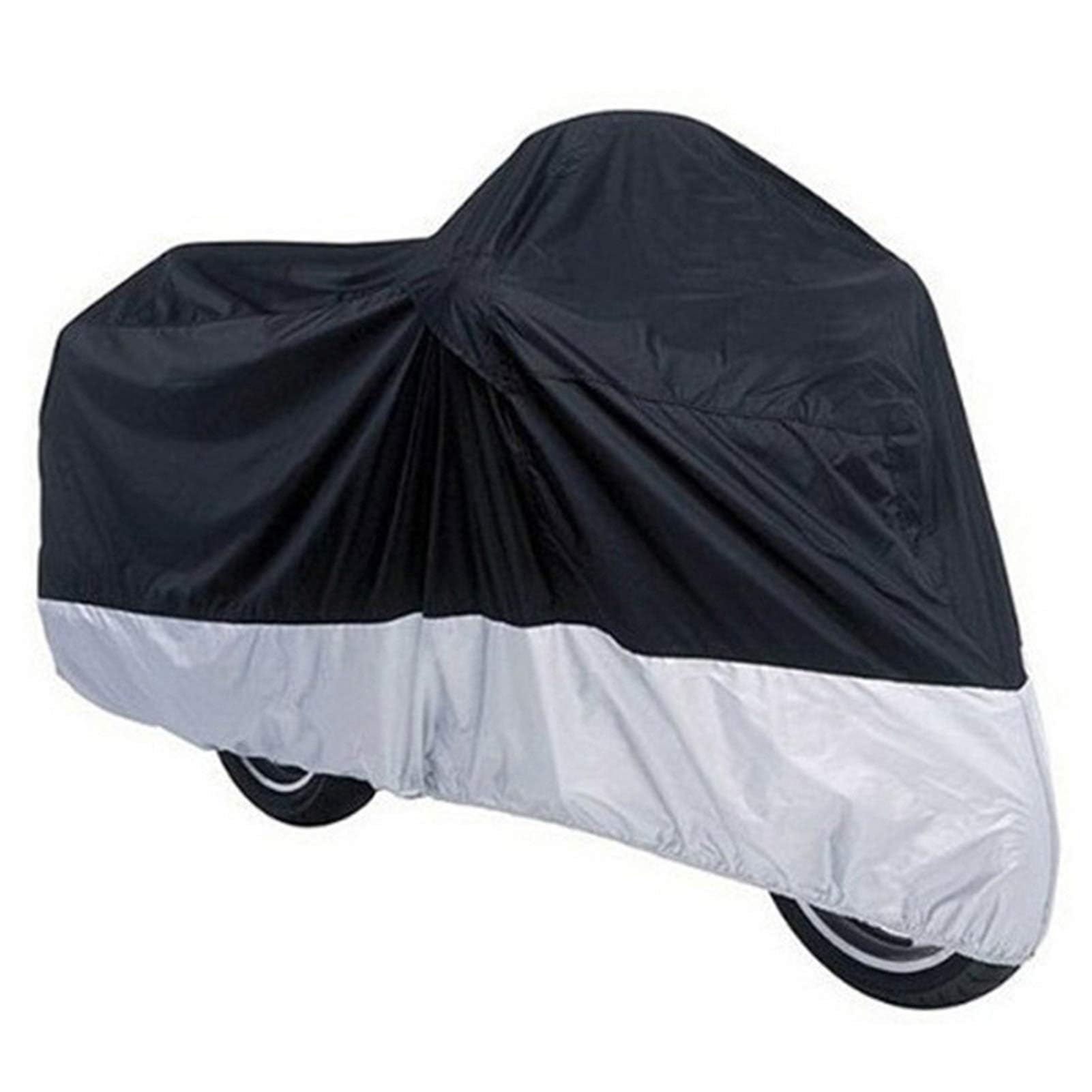 Motorradabdeckung, Wasserdicht Nylon PVC-Beschichtung Outdoor/Indoor Motorrad Abdeckplane Staubdicht Regenschutz mit Aufbewahrungstasche,Schwarz,Black-X-Large Motorradabdeckung, Wasserdicht Nylon PVC-Beschichtung Outdoor/Indoor Motorrad Abdeckplane Staubdicht Regenschutz mit Aufbewahrungstasche,Schwarz,Black-X-Large von YAOOYHUILIYING