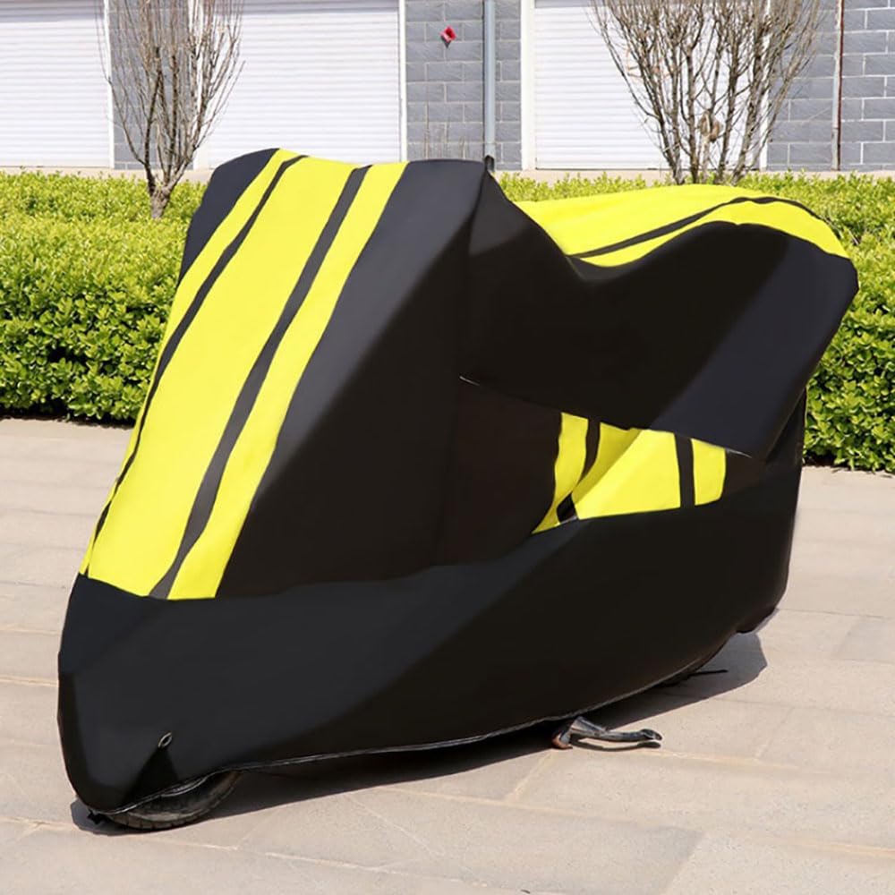 Motorradabdeckung für Honda Forza 750 Forza750 2024 2023 2022 2021 2020 Wasserdicht Motorrad Abdeckplane Regen UV-Schutz Outdoor Zubehör,Blackyellow-normal Motorradabdeckung für Honda Forza 750 Forza750 2024 2023 2022 2021 2020 Wasserdicht Motorrad Abdeckplane Regen UV-Schutz Outdoor Zubehör,Blackyellow-normal von YAOOYHUILIYING