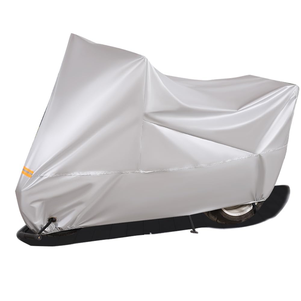 Motorradabdeckung für Kawasaki Versys 650 2007-2024, Staubdicht Atmungsaktiv Wasserdicht Winterfest Motorrad Abdeckplane Abdeckhaube Outdoor Indoor Motorradplane,B Silver-normal Motorradabdeckung für Kawasaki Versys 650 2007-2024, Staubdicht Atmungsaktiv Wasserdicht Winterfest Motorrad Abdeckplane Abdeckhaube Outdoor Indoor Motorradplane,B Silver-normal von YAOOYHUILIYING