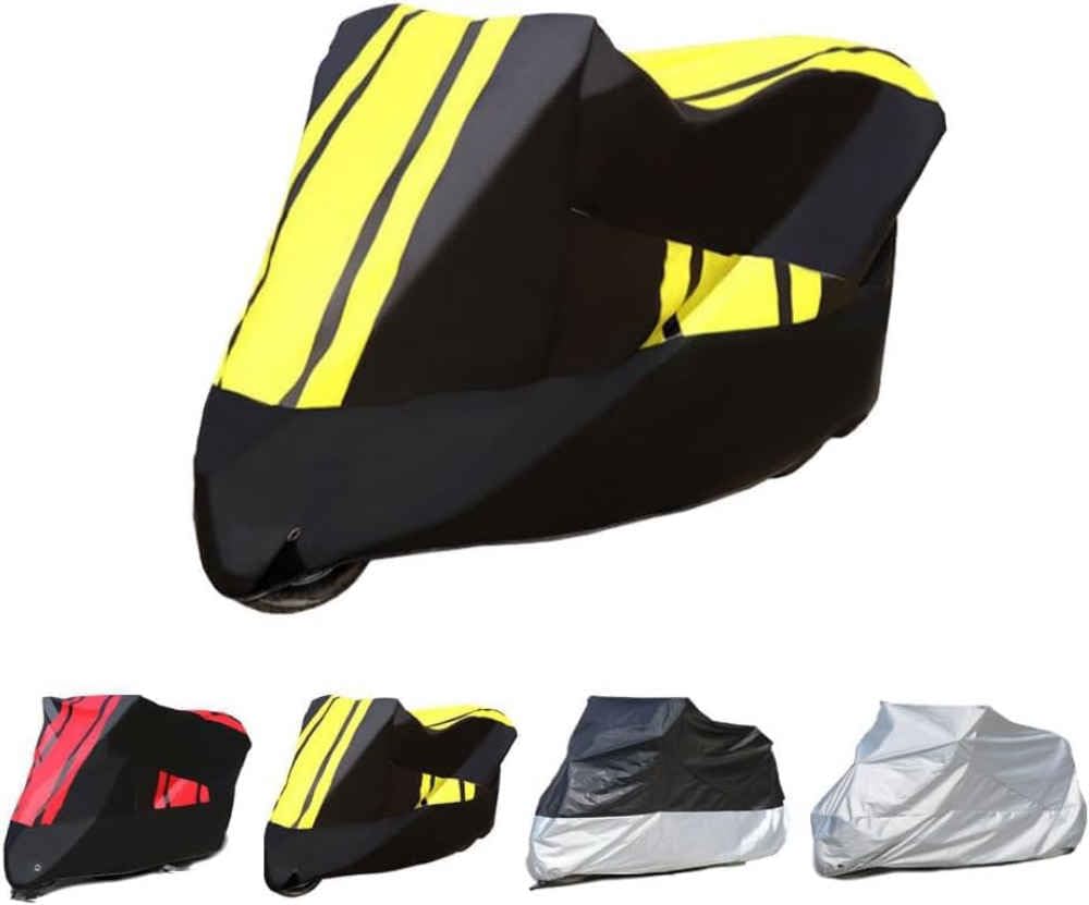 Motorradabdeckung für Kawasaki Z650RS Z650 RS 2022 2023 2024 2025, Schnee Staubdicht Wasserdichten Alles Wetter Motorrad Tarpaulin Schutzhülle Zubehör,Black-Yellow-normal Motorradabdeckung für Kawasaki Z650RS Z650 RS 2022 2023 2024 2025, Schnee Staubdicht Wasserdichten Alles Wetter Motorrad Tarpaulin Schutzhülle Zubehör,Black-Yellow-normal von YAOOYHUILIYING