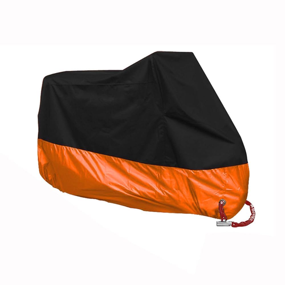 Motorradabdeckung für Suzuki V-Strom 650 XT VSTROM DL650 V STROM650,Outdoor Motorradplane Staubschutz-elastischer Motorrad Garage Plane,A/Blackorange-XL Motorradabdeckung für Suzuki V-Strom 650 XT VSTROM DL650 V STROM650,Outdoor Motorradplane Staubschutz-elastischer Motorrad Garage Plane,A/Blackorange-XL von YAOOYHUILIYING