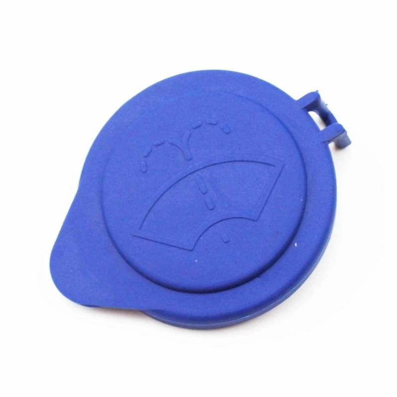 YAQEMOE Deckel WaschwasserbehäLter Kompatibel Mit Ford Für Focus 2011 2012 2013 2014 2015 Scheibenwischer-Waschflüssigkeitsbehälter-Tankflaschendeckel-Kappe 1708196(Soft Plastic) von YAQEMOE