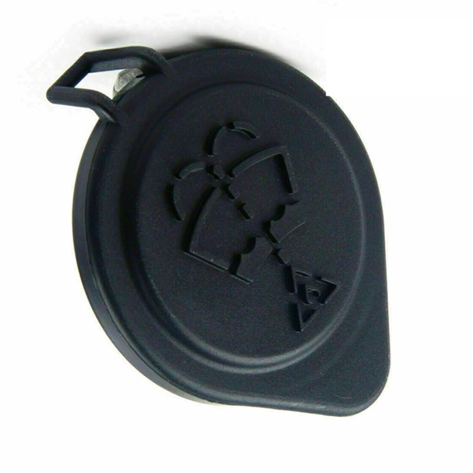 YAQEMOE Deckel WaschwasserbehäLter Kompatibel Mit Für E46 E90 E88 E60 X3 X5 Auto-Scheibenwischer-Waschflüssigkeitsbehälter-Tank-Flaschendeckel-Abdeckung 61667467951 61667264145(Black) von YAQEMOE