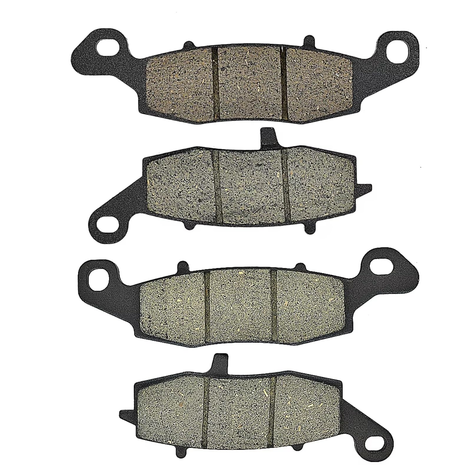 YAQEMOE Offroad Bremsbeläge Kompatibel Mit Für KLE 650 A7F A8F A9F CAF CBF CCF CDF B7F B8F B9F Für DAF DBF DCF DDF ABS 2007-2013 Motorrad Vorne Hinten Bremsbeläge(Front and Rear) von YAQEMOE