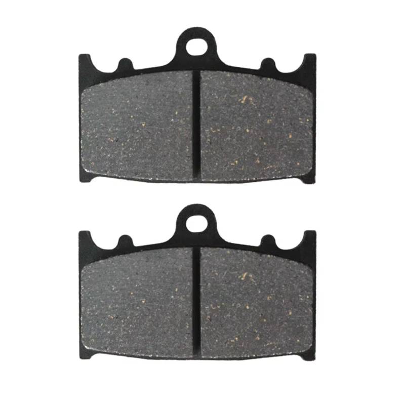 YAQEMOE Offroad Bremsbeläge Kompatibel Mit Für ZR400 Für Zephyr G2 G3 G3A G4 G5 1997 1998 1999 2000 2001 Motorrad Bremsbeläge Vorne Hinten Zubehör(Front) von YAQEMOE